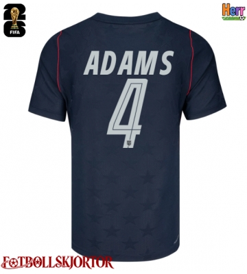 Förenta stater Tyler Adams #4 Bortatröja VM 2026 Kortärmad